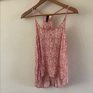 Geometric Pink Women's Top